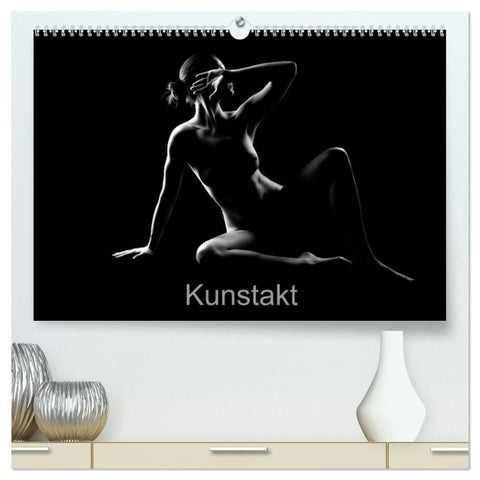 Kunstakt (hochwertiger Premium Wandkalender 2027 DIN A2 quer), Kunstdruck in Hochglanz