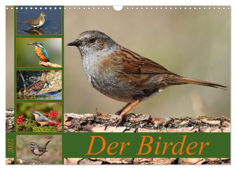 Der Birder (Wandkalender 2027 DIN A3 quer), CALVENDO Monatskalender