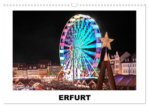Erfurt (Wandkalender 2027 DIN A3 quer), CALVENDO Monatskalender