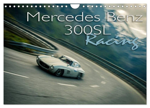 Mercedes Benz 300SL - Racing (Wandkalender 2027 DIN A4 quer), CALVENDO Monatskalender