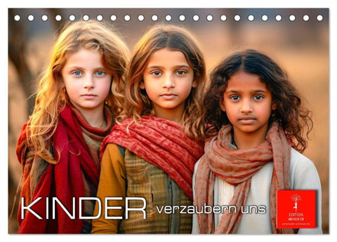Kinder verzaubern uns (Tischkalender 2027 DIN A5 quer), CALVENDO Monatskalender