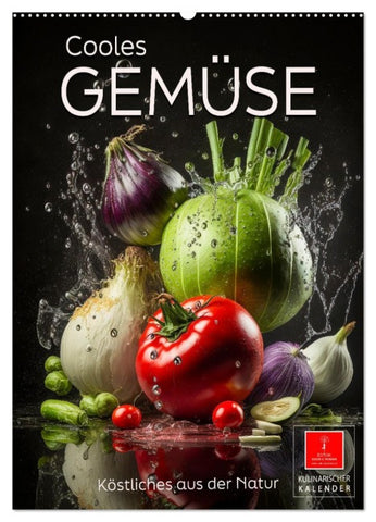 Cooles Gemüse (Wandkalender 2026 DIN A2 hoch), CALVENDO Monatskalender
