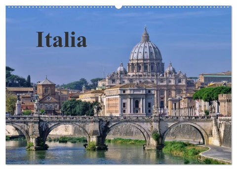 Italia (Wandkalender 2027 DIN A2 quer), CALVENDO Monatskalender