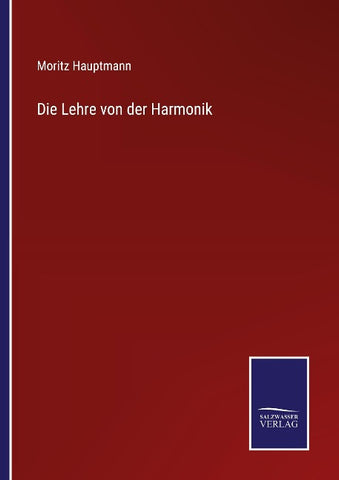 Die Lehre von der Harmonik