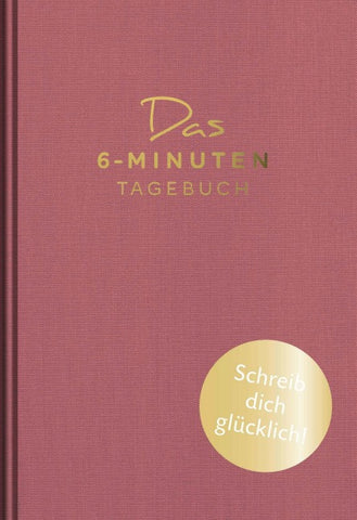 Das 6-Minuten-Tagebuch (granat)