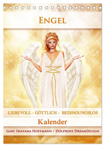 Engel - Kalender (Tischkalender 2026 DIN A5 hoch), CALVENDO Monatskalender