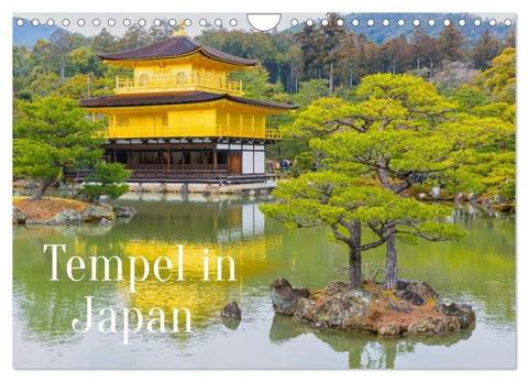Tempel in Japan (Wandkalender 2027 DIN A4 quer), CALVENDO Monatskalender