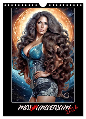 Miss im Universum (Wandkalender 2026 DIN A4 hoch), CALVENDO Monatskalender