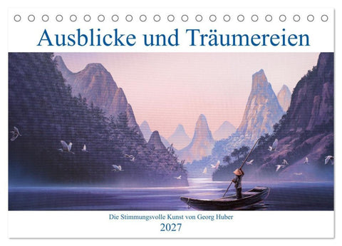 Paradise, Ausblicke und Träumereien (Tischkalender 2027 DIN A5 quer), CALVENDO Monatskalender