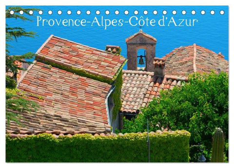 Provence-Alpes-Côte d'Azur (Tischkalender 2027 DIN A5 quer), CALVENDO Monatskalender