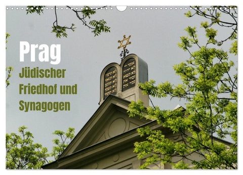 Prag. Jüdischer Friedhof und Synagogen (Wandkalender 2026 DIN A3 quer), CALVENDO Monatskalender