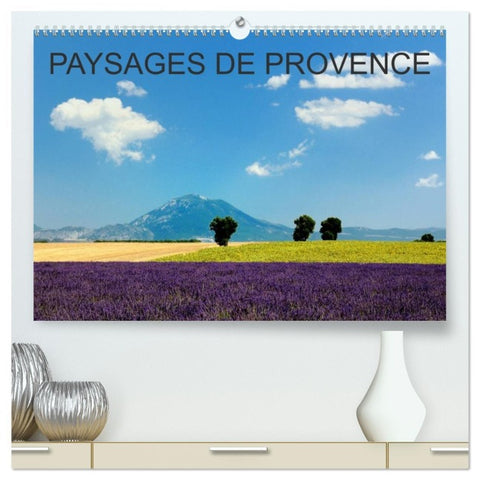 Paysages de Provence  (Calendrier mural 2026 DIN A2 vertical) calendrier de bureau