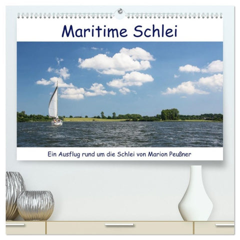 Maritime Schlei (hochwertiger Premium Wandkalender 2026 DIN A2 quer), Kunstdruck in Hochglanz