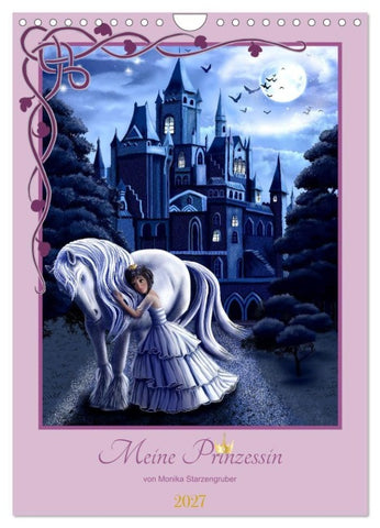 Meine Prinzessin (Wandkalender 2027 DIN A4 hoch), CALVENDO Monatskalender