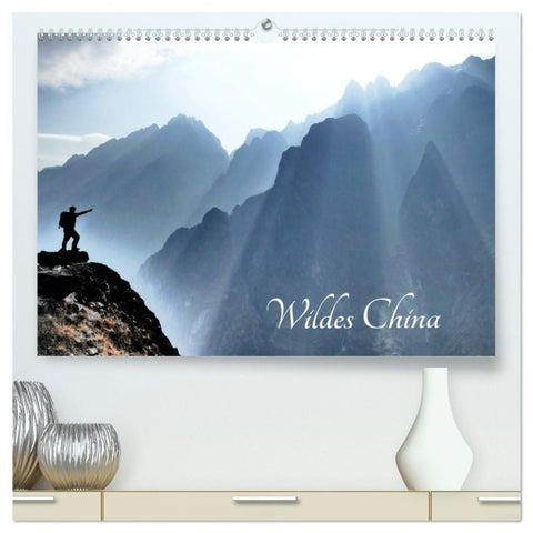 Wildes China (hochwertiger Premium Wandkalender 2027 DIN A2 quer), Kunstdruck in Hochglanz