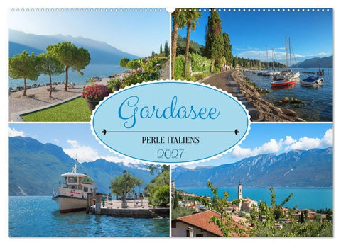 Gardasee - Perle Italiens (Wandkalender 2027 DIN A2 quer), CALVENDO Monatskalender