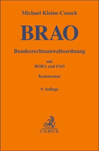 Bundesrechtsanwaltsordnung. BRAO