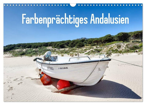 Farbenprächtiges Andalusien (Wandkalender 2027 DIN A3 quer), CALVENDO Monatskalender