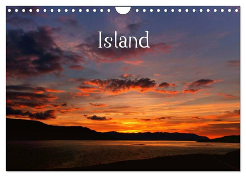 Island (Wandkalender 2027 DIN A4 quer), CALVENDO Monatskalender