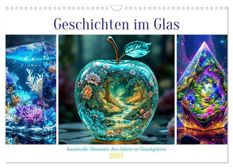 Geschichten im Glas (Wandkalender 2027 DIN A3 quer), CALVENDO Monatskalender
