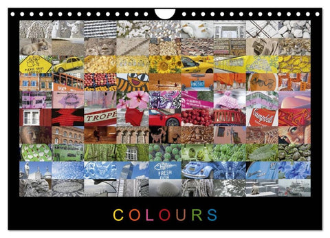 Colours (Wandkalender 2026 DIN A4 quer), CALVENDO Monatskalender