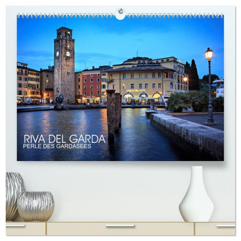 Riva del Garda - Perle des Gardasees (hochwertiger Premium Wandkalender 2026 DIN A2 quer), Kunstdruck in Hochglanz