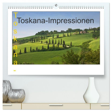 Toskana-Impressionen (hochwertiger Premium Wandkalender 2027 DIN A2 quer), Kunstdruck in Hochglanz
