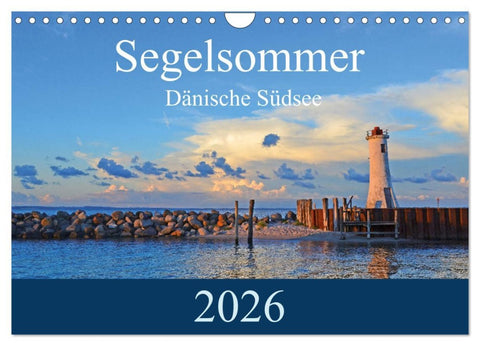 Segelsommer - Dänische Südsee (Wandkalender 2026 DIN A4 quer), CALVENDO Monatskalender