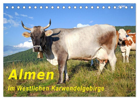 Almen im Westlichen Karwendelgebirge (Tischkalender 2026 DIN A5 quer), CALVENDO Monatskalender