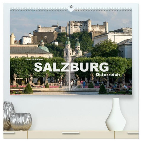 Salzburg - Österreich (hochwertiger Premium Wandkalender 2027 DIN A2 quer), Kunstdruck in Hochglanz