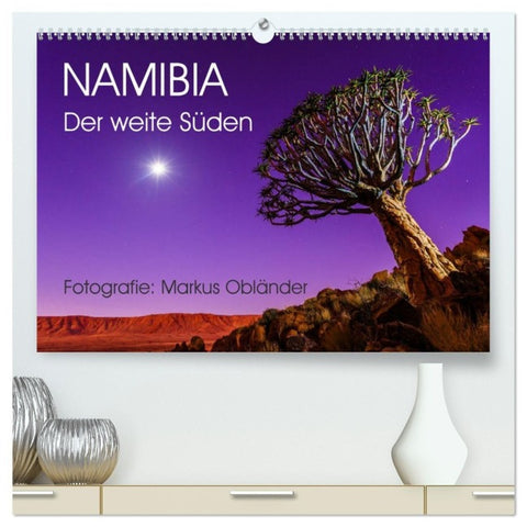 Namibia - Der weite Süden (hochwertiger Premium Wandkalender 2027 DIN A2 quer), Kunstdruck in Hochglanz