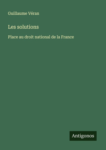 Les solutions