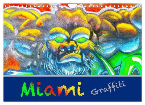 Miami Graffiti (Wandkalender 2027 DIN A4 quer), CALVENDO Monatskalender