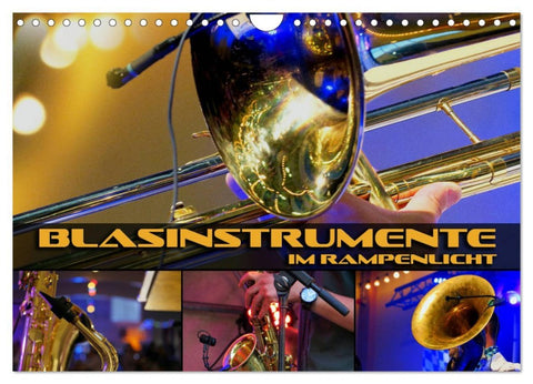 Blasinstrumente im Rampenlicht (Wandkalender 2026 DIN A4 quer), CALVENDO Monatskalender