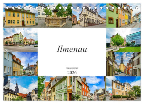Ilmenau Impressionen (Tischkalender 2026 DIN A5 quer), CALVENDO Monatskalender