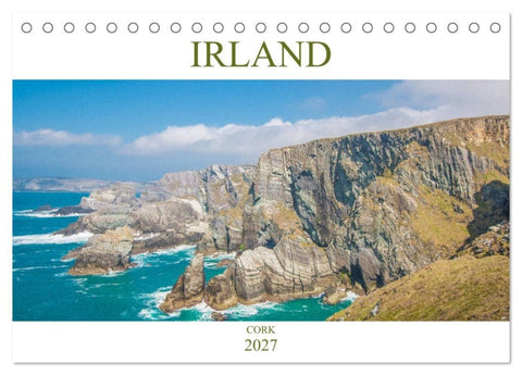 Irland - Cork (Tischkalender 2027 DIN A5 quer), CALVENDO Monatskalender