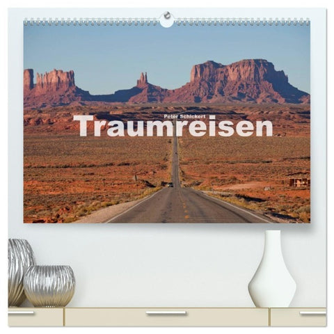 Traumreisen (hochwertiger Premium Wandkalender 2027 DIN A2 quer), Kunstdruck in Hochglanz