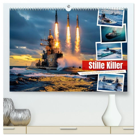 Stille Killer (hochwertiger Premium Wandkalender 2027 DIN A2 quer), Kunstdruck in Hochglanz
