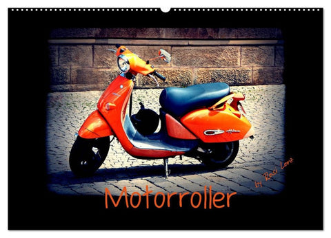 Motorroller (Wandkalender 2026 DIN A2 quer), CALVENDO Monatskalender