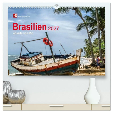 Brasilien 2027 abseits von Rio (hochwertiger Premium Wandkalender 2027 DIN A2 quer), Kunstdruck in Hochglanz
