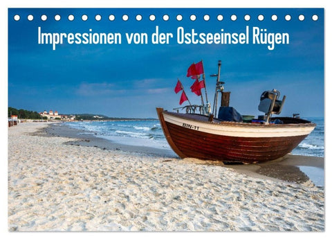 Impressionen von der Ostseeinsel Rügen (Tischkalender 2027 DIN A5 quer), CALVENDO Monatskalender