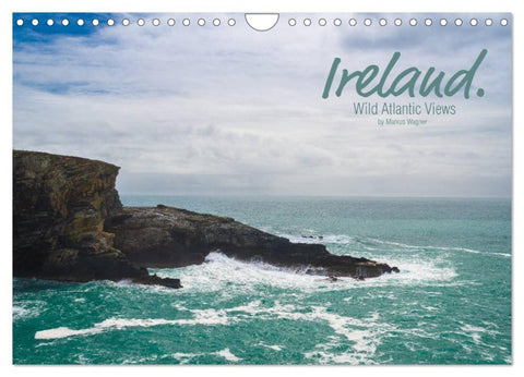 Ireland. Wild Atlantic Views / UK-Version (Wall Calendar 2026 DIN A4 landscape), CALVENDO 12 Month Wall Calendar