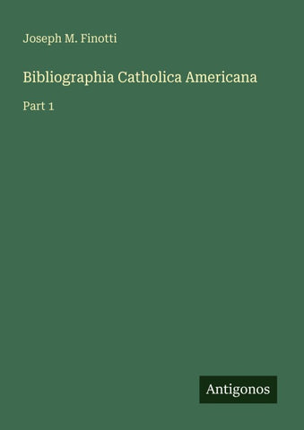 Bibliographia Catholica Americana