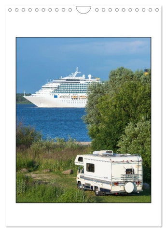 CAMPING-GLÜCK - Dein Urlaubsplaner (Wandkalender 2027 DIN A4 hoch), CALVENDO Monatskalender