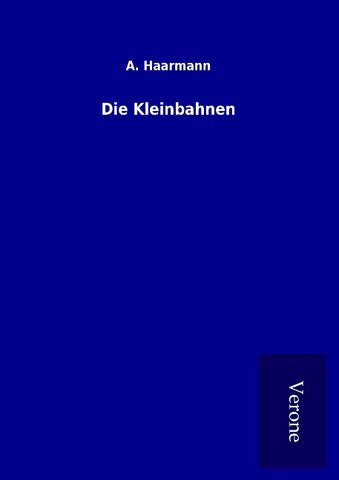 Die Kleinbahnen