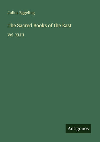 The Sacred Books of the East