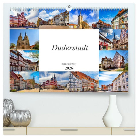Duderstadt Impressionen (hochwertiger Premium Wandkalender 2026 DIN A2 quer), Kunstdruck in Hochglanz