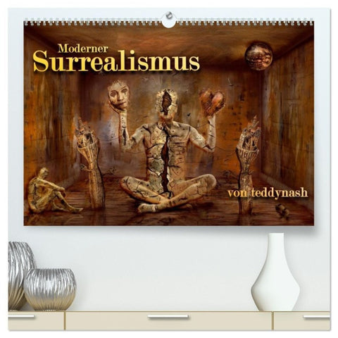 Moderner Surrealismus (hochwertiger Premium Wandkalender 2027 DIN A2 quer), Kunstdruck in Hochglanz