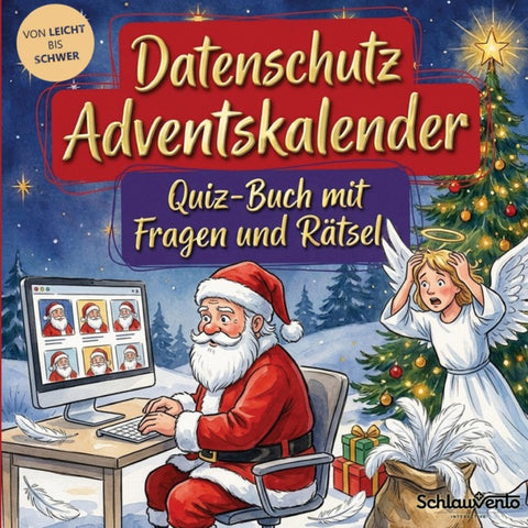 Datenschutz-Adventskalender: Quiz-Buch mit Fragen und Rätsel
