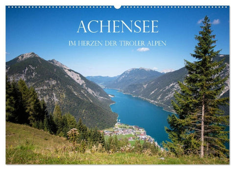 Achensee - im Herzen der Tiroler Alpen (Wandkalender 2027 DIN A2 quer), CALVENDO Monatskalender